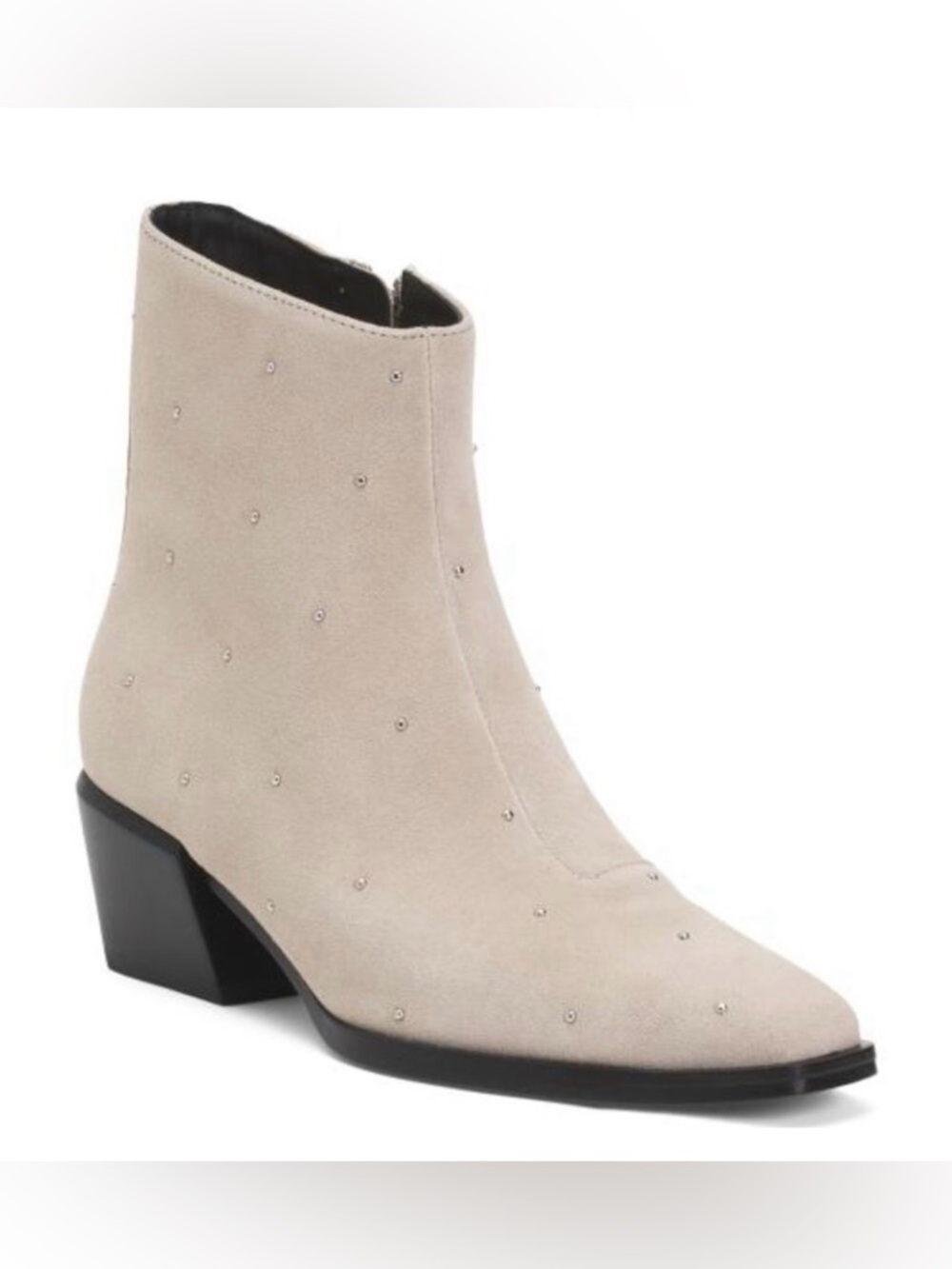 RAG & BONE Suede Joni Zip Studded Booties